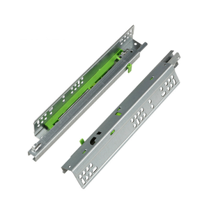 Rieles Deslizantes <span class=keywords><strong>de</strong></span> Metal <span class=keywords><strong>de</strong></span> Zinc <span class=keywords><strong>de</strong></span> Extensión Completa con Cierre Suave <span class=keywords><strong>de</strong></span> 20'' 500mm, Herrajes para Muebles, Guías <span class=keywords><strong>de</strong></span> Cajones <span class=keywords><strong>de</strong></span> Montaje Inferior - Product Image 3