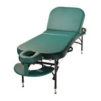 Table de massage professionnelle réglable en cuir synthétique moderne, portable et pliable pour spa, salon de beauté, hôtel, usage commercial