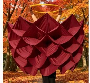 Elegante Falda Blanca 3D con Diseño de Loto para Hombre, Ideal para Bodas, Actuaciones, Disfraces, Baile, Ceremonias y Eventos - Product Image 3