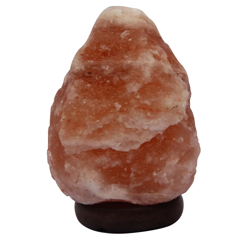 Crystal Himalayan Zout Lamp Natuurlijke Hand Gesneden Klein Formaat Rood Zout Lamp Voor Interieur Vakantie Cadeau Met Lamp En Koord