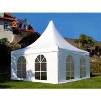 Tente Pagode Modulaire Personnalisable en Aluminium et PVC pour Expositions Extérieures, Banquets, Glamping, Camping, Complexes Hôteliers et Fêtes sur la Plage