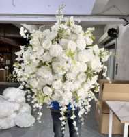 Grosir Langsung Pabrik Dekorasi Bunga Sutra Buatan Realistis untuk Lamaran Hari Valentine dan Dekorasi Baby Shower