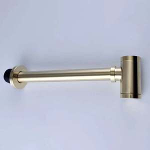 Piège à bouteille en or 60g avec bouchon de vidange Pop-up, Kit de canalisations rondes pour salle de bains - Product Image 4