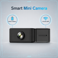 Mini caméra WIFI 2K HD avec vision nocturne, capteur CMOS, LED IR, détection de mouvement, caméra 1080P pour bébé, animal domestique, usage domestique