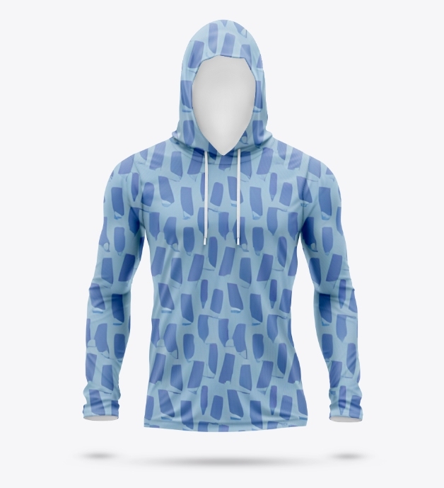 Camouflage blue