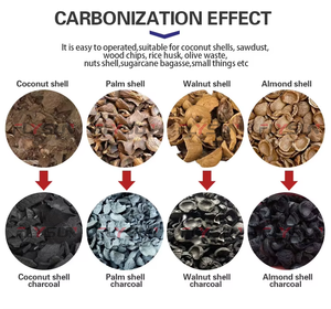 Bamboo Charcoal Carbonization Furnace Kiln with Motor for Biochar Making 1-5t/h Capacity CE ISO9001 Certified - Product Image 3