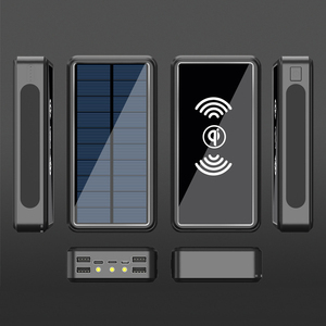 Cargador solar portátil de 20000mAh 30000mAh <span class=keywords><strong>para</strong></span> banco de energía celular Banco de energía solar de carga inalámbrica - Product Image 2