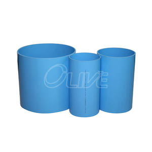 Đường kính lớn màu xanh opvc phụ kiện đường ống Kích thước khác nhau <span class=keywords><strong>PVC</strong></span> ống nước đùn nhà máy sản xuất cung cấp nước ngầm - Product Image 2