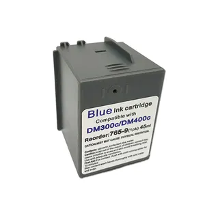 पिटनी बोव्स DM300C/DM400C/DM450C/DM475C फ्रैंकिंग मशीन-45ML के लिए 765-9SB /765-9BN /765-9BI इंक कार्ट्रिज ब्लू