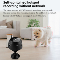 Mini caméra A9 sans fil WiFi 1080P, mini caméra IP de sécurité, télécommande, caméra mobile de nuit pour intérieur et extérieur