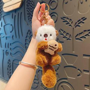 Adorable Llavero de Peluche de Nutria, Juguete de Peluche Suave, Lindo <span class=keywords><strong>Personaje</strong></span> de Dibujos Animados, Colgante para Bolso, Regalo para Parejas, Peluches al por Mayor - Product Image 3