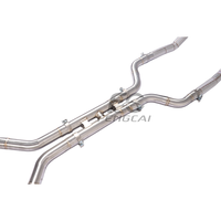 Système d'échappement intermédiaire de type H OEM pour Mercedes-Benz SL63 AMG R231 5.5L V8 M157 en acier inoxydable 304, avec collecteur d'échappement direct isolé