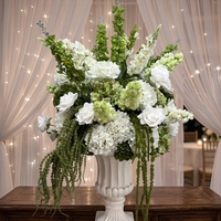 B111 Bunga Bola Delphinium Hydrangea Calla Lily Buatan Khusus untuk Dekorasi Meja Pernikahan dan Pesta Ulang Tahun