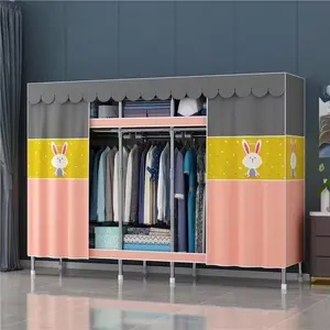 خزانة لغرفة النوم قابلة للغسل خزانة متنقلة قابلة للطي لتخزين الملابس خزانة لتخزين الملابس وتنظيمها