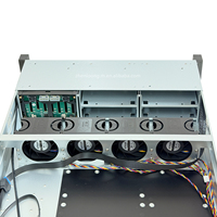 Châssis de rack pour disques durs ZhenLoong SS8124 Series 2U 8 baies SAS/SATA avec interface de planche arrière 12 Gb SFF8643