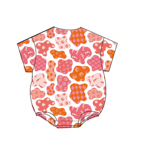 Özelleştirilmiş bambu tek parça pijama bebek tulum tulum kabarcıklar kabarcıklar tulum stilleri - Product Image 6