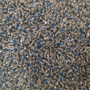 Stainless Steel <b>Screws</b> M3x6 M3x8 M3x10 Round <b>Flat</b> Head Internal Hex Blue Adhesive Anti Loosen Construction Industry - Product Image 1