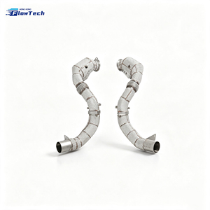ท่อดาวน์ไปป์ประสิทธิภาพสูงสำหรับ BMW M850i G14 G15 G16 N63 4.4T V8 Twin Turbo ผลิตจากสแตนเลส 304 แบบยึดติดโดยตรง - Product Image 2