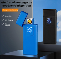 Briquet électrique personnalisé tendance et cool en plastique, briquets à fumer en vrac avec logo personnalisé