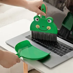 Children's Mini Broom and Dustpan Set Soft Bristles Eco-Friendly Household Tabletop Cleaning Garbage Shovel - Product Image 3