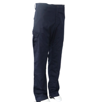 Pantalon de travail tactique en nylon bleu marine pour homme, coupe slim, multi-poches, grand format, pantalon cargo d'extérieur OEM, ignifuge