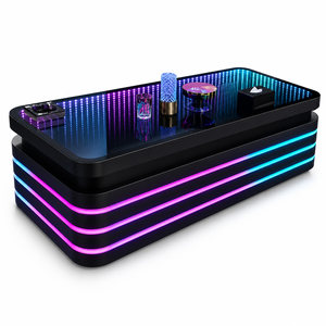 Mesa de Bar de Lujo con Iluminación LED RGB para el Hogar, Mesa de Bar Estilo Cyberpunk para Cafetería, Hotel, Club, Salón <span class=keywords><strong>VIP</strong></span>, Restaurante - Product Image 1