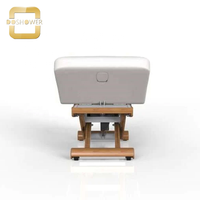 Table de massage et de spa électrique en bois avec lit de massage portable avec roues pour table de massage élévatrice électrique