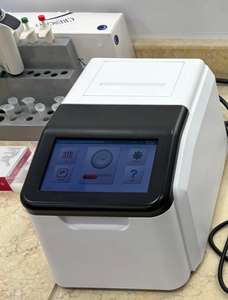 Быстрый лабораторный 220 В портативный ветеринарный коагулянтный и химический комбинированный анализатор крови коагулометр для ветеринарных животных - Product Image 5