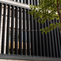 Persianas Verticales Motorizadas de Aluminio para Ventanas de Edificios de Oficinas, Protección Solar Exterior, Personalizables en Tamaño y Color, Modernas, que Protegen la Privacidad