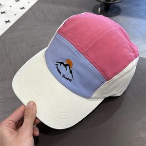 Gorro <span class=keywords><strong>de</strong></span> sarga <span class=keywords><strong>de</strong></span> algodón para hombre y <span class=keywords><strong>mujer</strong></span>, gorro personalizado <span class=keywords><strong>de</strong></span> 5 paneles para correr, 5 paneles, 5 paneles, Campamento, camping - Product Image 1