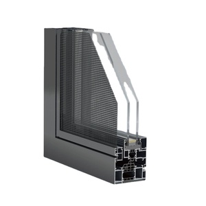 Weidun VF90 Système de fenêtre en aluminium personnalisé verre insonorisé à isolation thermique pour appartement <span class=keywords><strong>balcon</strong></span> scellant pont cassé - Product Image 6