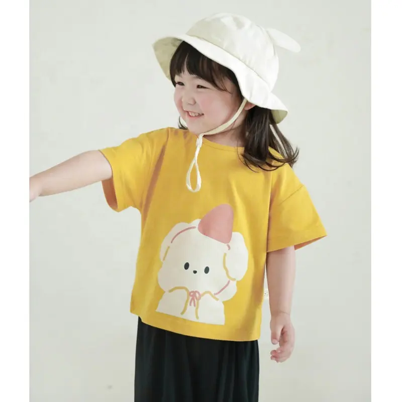 Children Tshirts 2022 Summer Kids Clothes Cartoon Printed Girls T-shirt Cotton Short Sleeve Children T Shirts For Girls