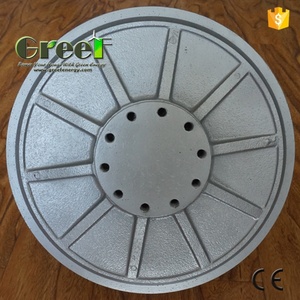 เครื่องกำเนิดไฟฟ้าไร้แกนเหล็ก 3 กิโลวัตต์ 100 รอบต่อนาที ปล่อยความร้อนต่ำ ไม่สูญเสียเหล็ก สำหรับพลังงานลมในเมือง - Product Image 5
