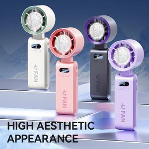 Mini Handheld Rechargeable <b>Battery</b> <b>Operated</b> Low Noise Small Type C Fast Charging Portable Cooling Fan - Product Image 6