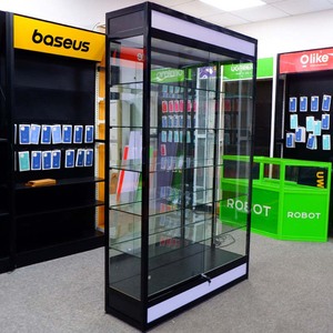 Vetrina Espositiva Personalizzata per Gioielli e Oggetti di Valore, Settimo Strato, per Negozi al Dettaglio e Tabaccherie, con Striscia LED / Illuminazione a LED - Product Image 3