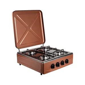 Mini table de cuisson d'extérieur, brûleur de Camping, cuisinière à gaz Portable, cuisinière à gaz Portable, cuisinière à gaz 4 brûleurs