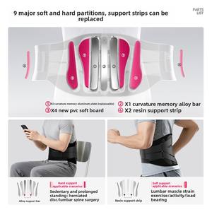 يوفر دعمًا قويًا لأسفل الظهر للرجال، ويحل مشاكل إجهاد عضلات أسفل الظهر وآلام أسفل الظهر وانزلاق الفقرات. - Product Image 5