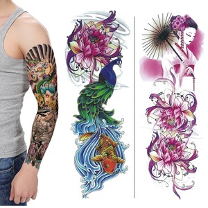 <span class=keywords><strong>Manga</strong></span> completa de transferencia de agua personalizada, pegatina de <span class=keywords><strong>tatuaje</strong></span> corporal, pegatinas para brazo y <span class=keywords><strong>pierna</strong></span>, Mangas de <span class=keywords><strong>tatuaje</strong></span> temporal - Product Image 2