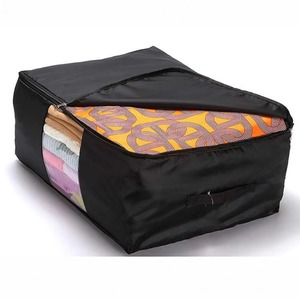 Conteneurs de rangement transparents et respirants pour vêtements, oreillers, literie et couvertures, grands formats, sous lit, avec fermetures éclair, certifiés BSCI - Product Image 4