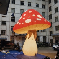 Décoration de champignon gonflable géant, taille personnalisée, OEM, PVC imperméable pour événements extérieurs et affichage commercial