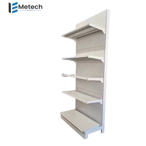 Kệ siêu thị-kệ lưu trữ kim loại nặng một mặt cấu hình hiển thị đứng cửa hàng kết hợp kệ - Product Image 5