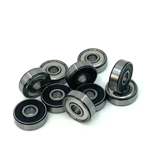 China Factory Supply Bearing Steel Carbon Steel Iron Material Deep Groove Ball Bearings 608ZZ RS Miniature Bearing
