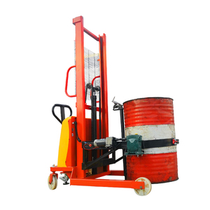 Elevador de tambor de aceite semieléctrico de acero inclinable y giratorio de tipo <span class=keywords><strong>Manual</strong></span> DE FÁBRICA DE China - Product Image 3