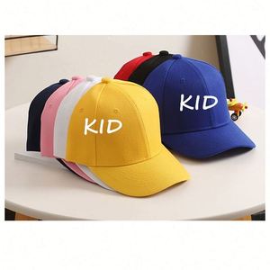 Custom Embroidery Print Logo 6 Panel Sports <b>Baseball</b> <b>Cap</b> Kids Adjustable Cotton Toddler Hat for <b>Boy</b> Girl Promotion Gift - Product Image 1