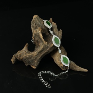 <span class=keywords><strong>Pulsera</strong></span> de Jadeíta Birmana Natural de Grado A, <span class=keywords><strong>Pulsera</strong></span> de Jadeíta de Alta Calidad para <span class=keywords><strong>Mujer</strong></span> (Con Certificado) - Product Image 4
