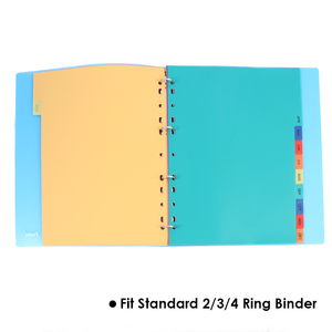 Divisori per Raccoglitori Foska 8.3 X 11.7\" Formato A4 con 11 Fori in Plastica PP, Indici Mensili da Gennaio a Dicembre per Scuola, Lavoro e Ufficio - Product Image 6