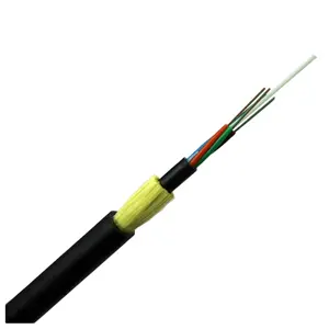 架空电缆 De Fibra Optica 160m Spam 48 线程 ADSS 光纤电缆