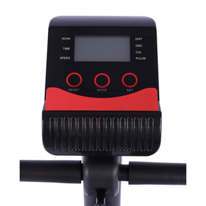 Vélo d'exercice magnétique d'intérieur avec volant d'inertie de 4,5 kg, suivi de la fréquence cardiaque, compteur manuel et écran LCD pour la maison - Product Image 2
