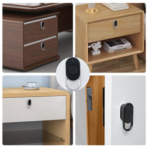 Zinc Alloy Intelligent <strong>Lock</strong> Office <strong>File</strong> Cabinet Door Fingerprint &amp; Password Access - Product Image 2
