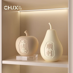 Beurre Style Résine Artisanat Bureau Cave À <span class=keywords><strong>Vin</strong></span> TV Stand Pomme Poire Ornements pour La Maison Salon Entrée Bureau Déménagement - Product Image 5